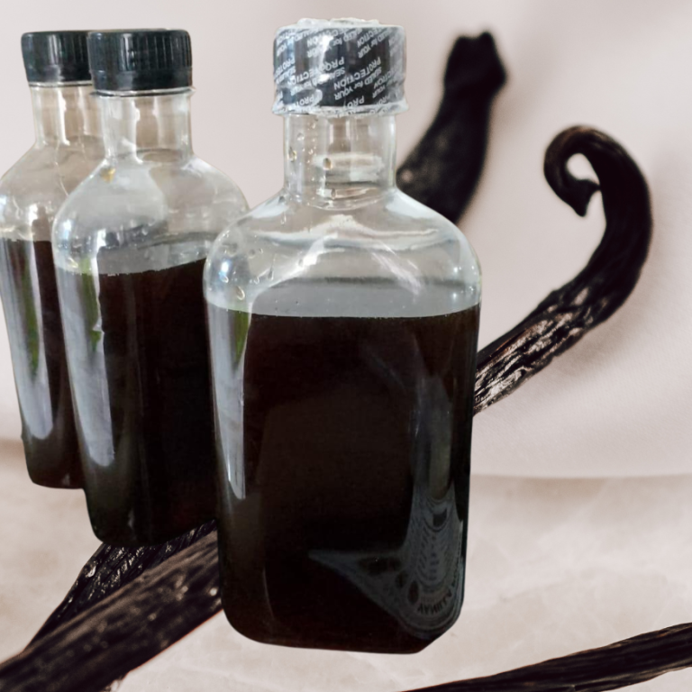 vanilla extract in bottle
